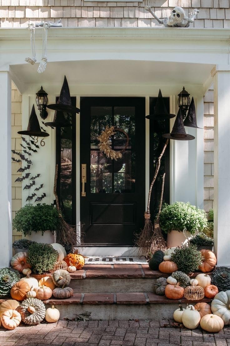 Porch Pumpkins